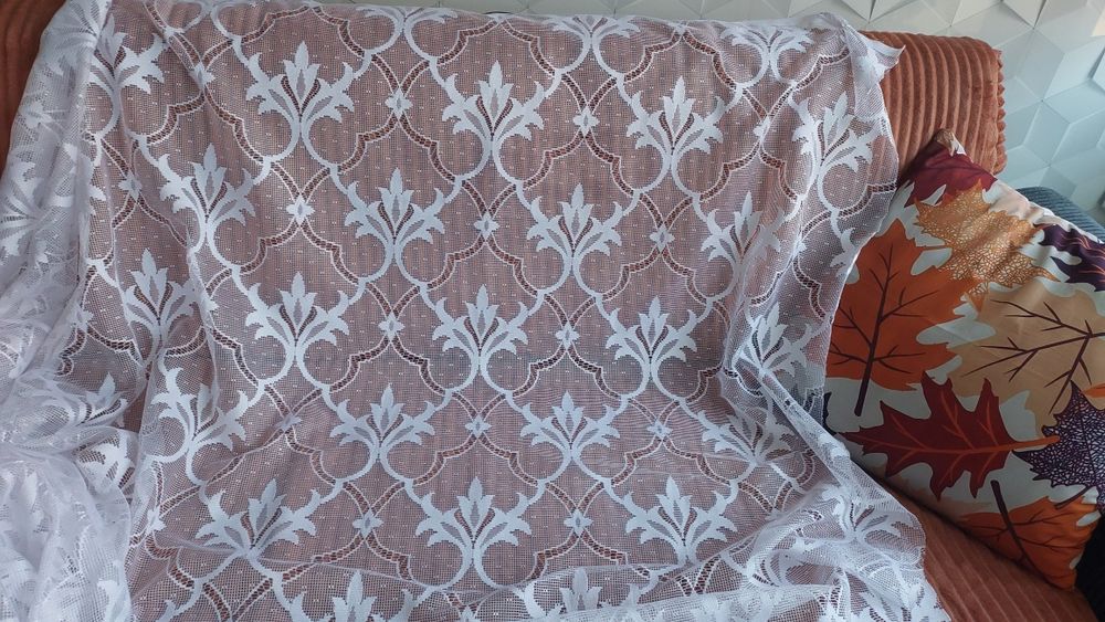 Śliczna firanka + dwie zasłonki