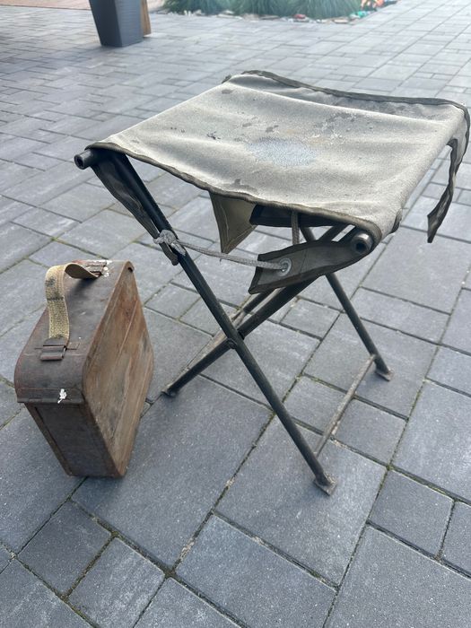 Skrzynka amunicyjna, taboret Wojskowy, kanister.