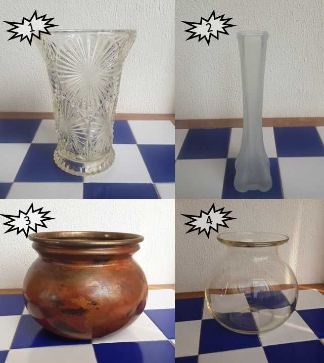 4 Jarras / Vasos / Solitário / Pequeno Aquário - 5€ cada!