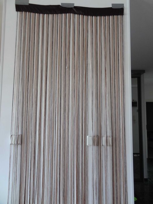 Zasłona sznurkowa YXLAN brązowa