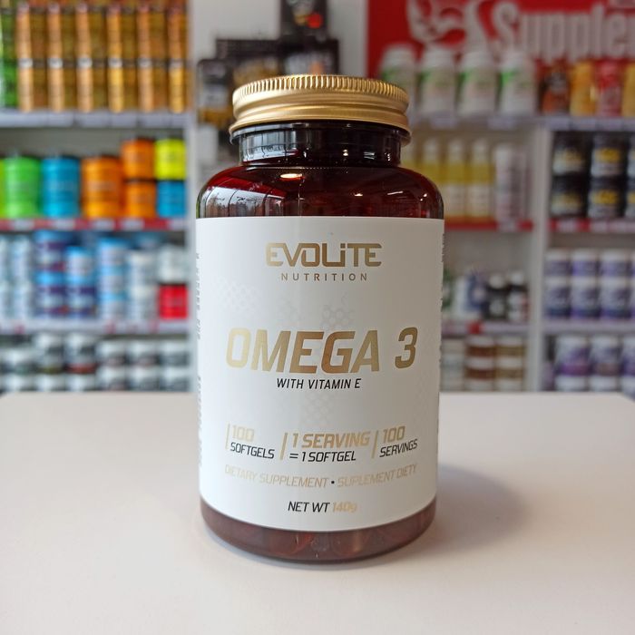 Evolite Omega 3 100kaps Kwasy Omega EPA DHA Wsparcie Układu krążenia