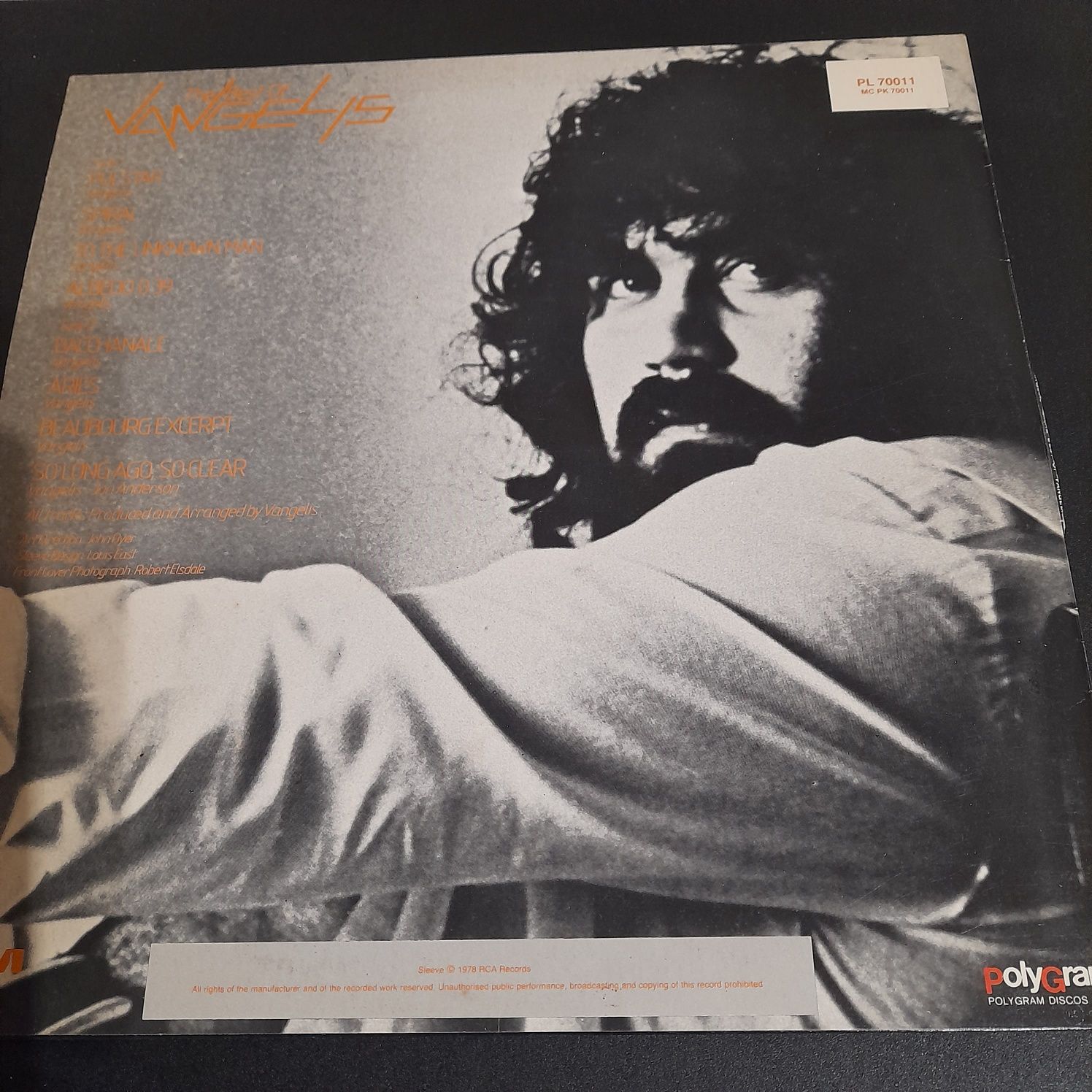 Lp - The best of Vangelis - 1992