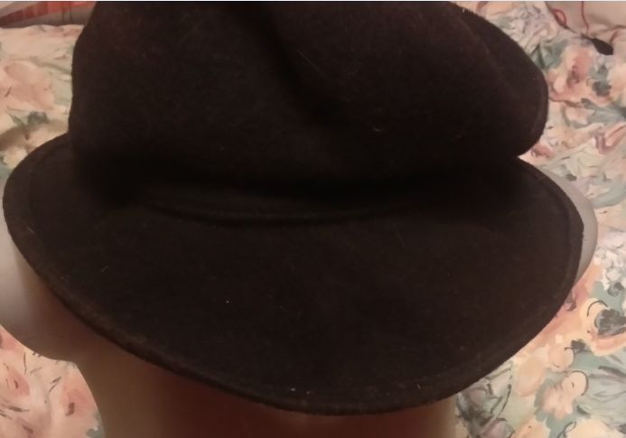 женская шляпа шапка шляпка шерсть 100проц черная 55-56 германия берет