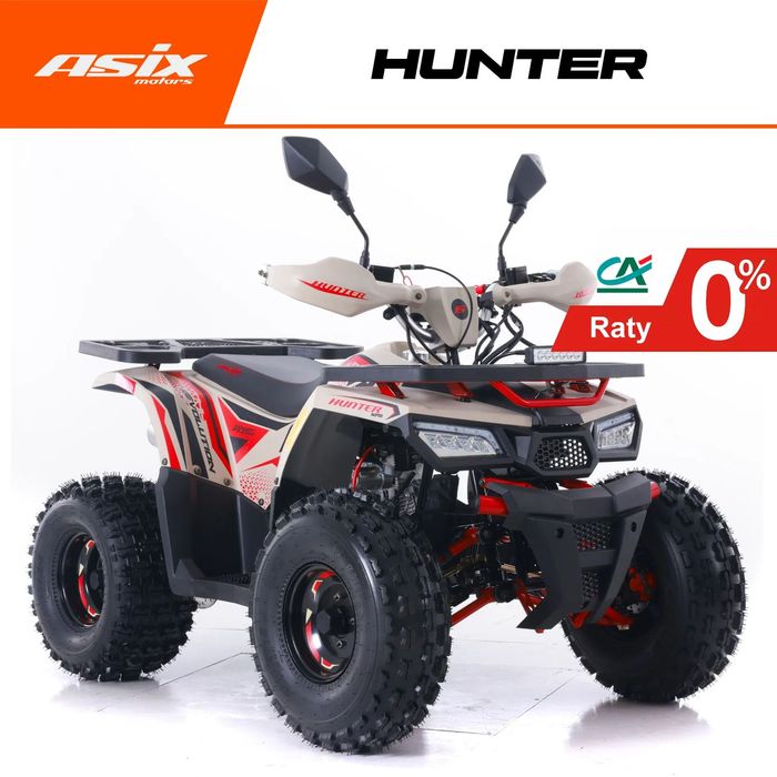ASIX Inny QUAD 125 ASIX HUNTER automat FOURCRAFT światła LED transport +gratisy