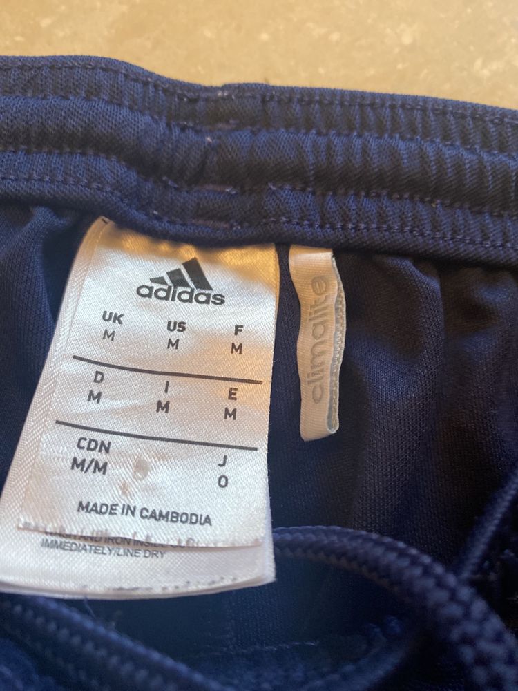Adidas Climalite krótkie szorty męskie/ chłopięce, M jak nowe granat