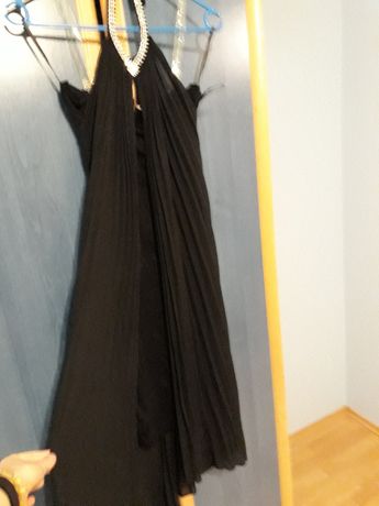 Śliczna czarna sukienka rozmiar uniwersalny nowa