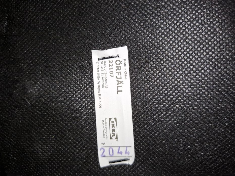 Krzesło biurowe  Orflajen Ikea czarne