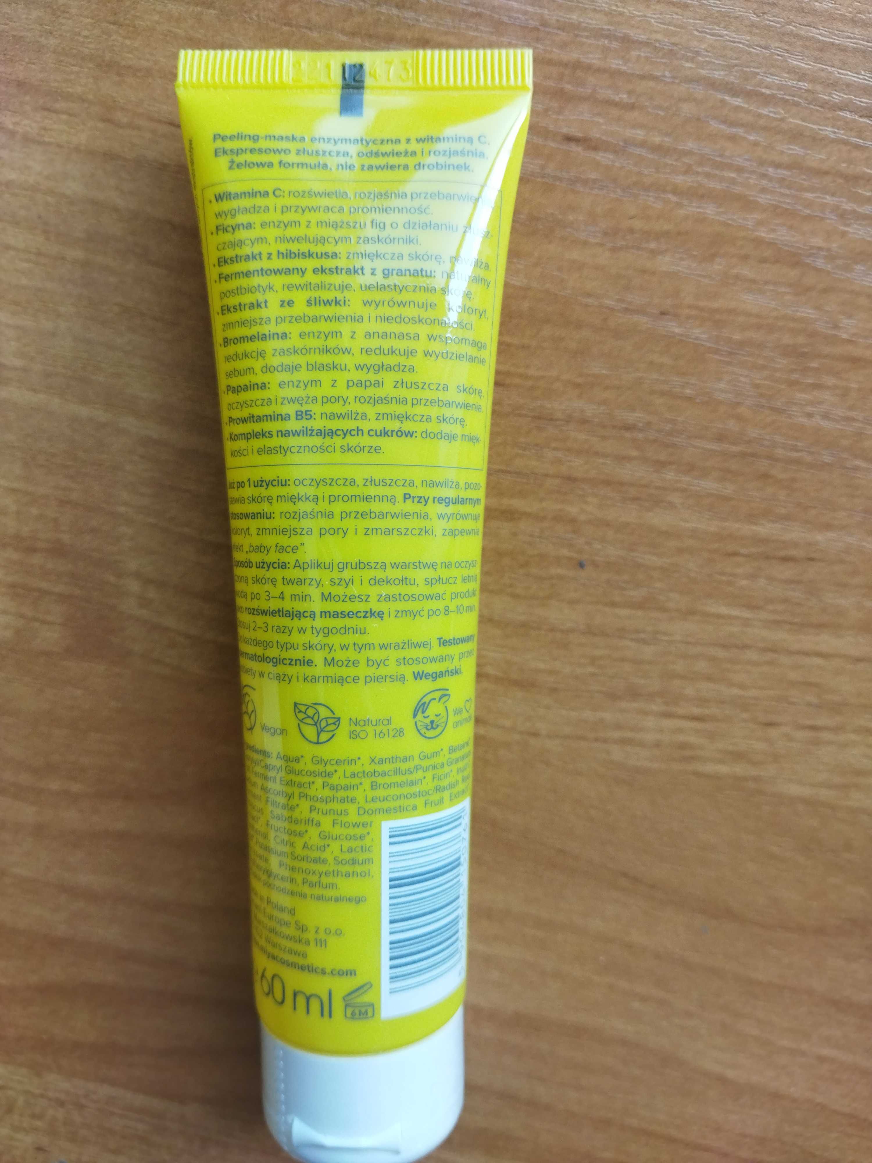 Miya moreGLOW Peeling-maska enzymatyczna z witaminą C, 60 ml
