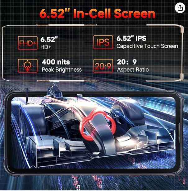CUBOT Kingkong 8(2024)telemóvel Android 13-bateria 10600 mAh ,