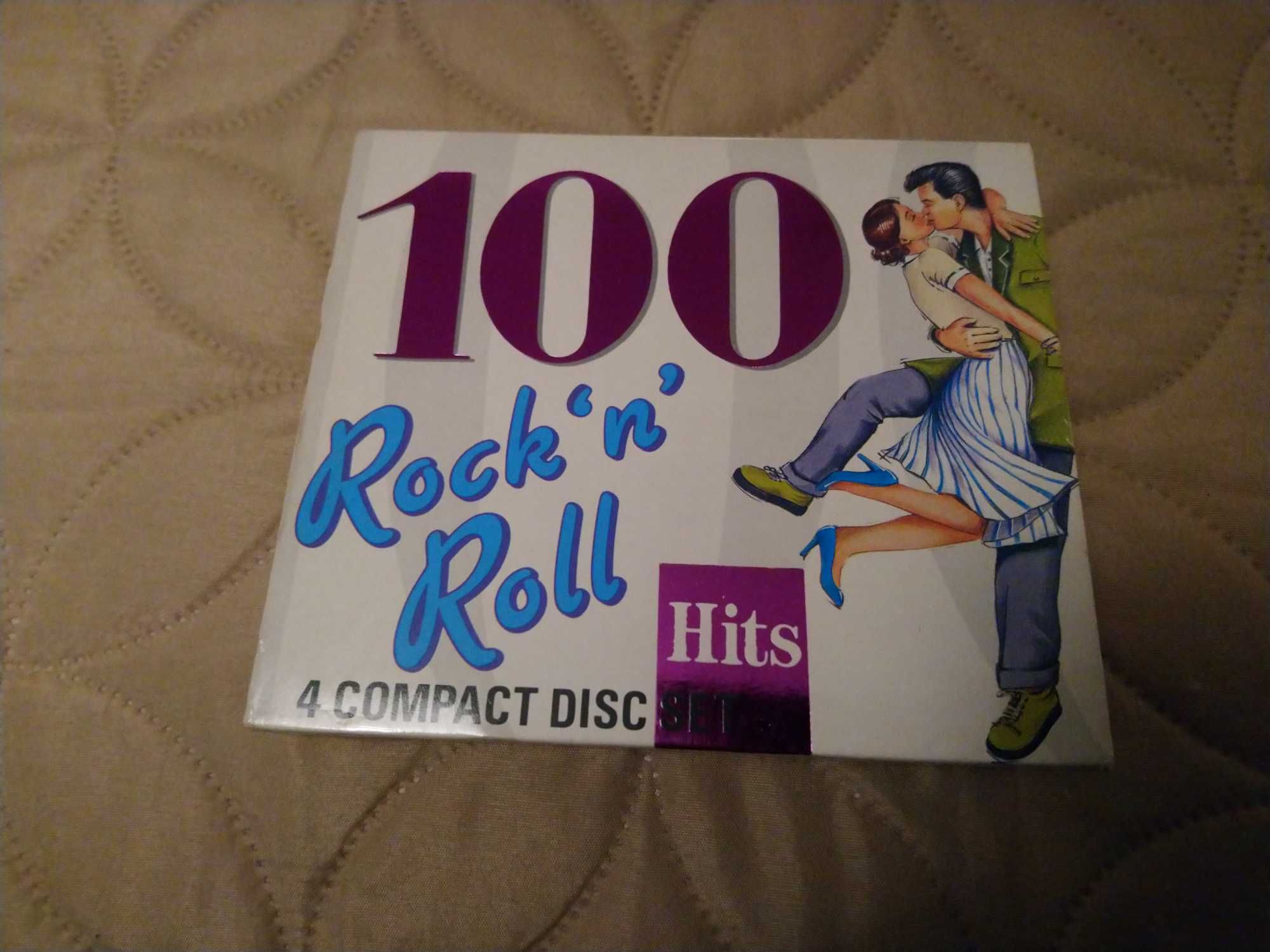 Caixa com 4 CD’s “100 Rock & Roll Hits”