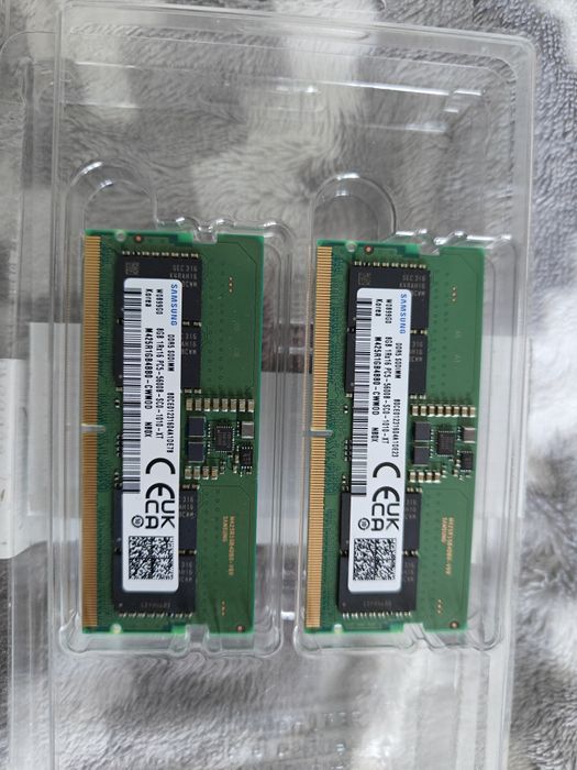 Pamięć RAM  2x8GB 16GB DDR5 4800mhz-5600mhz  2x8GB do laptopa