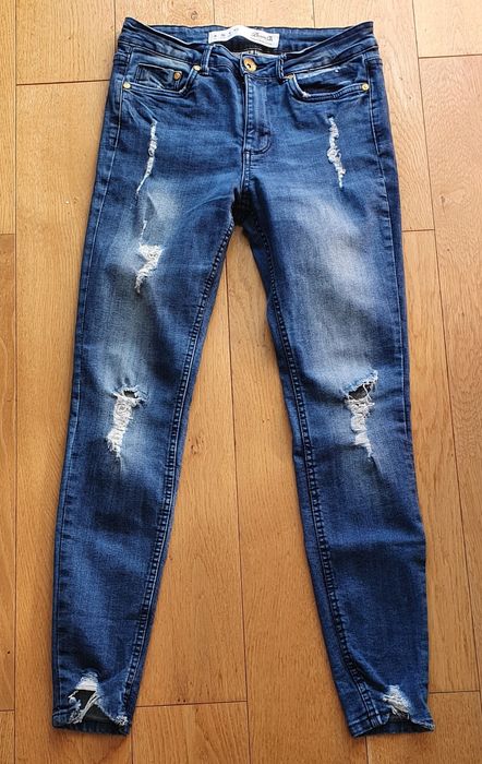 Jeans z rozdarciami Denim&Co. 36