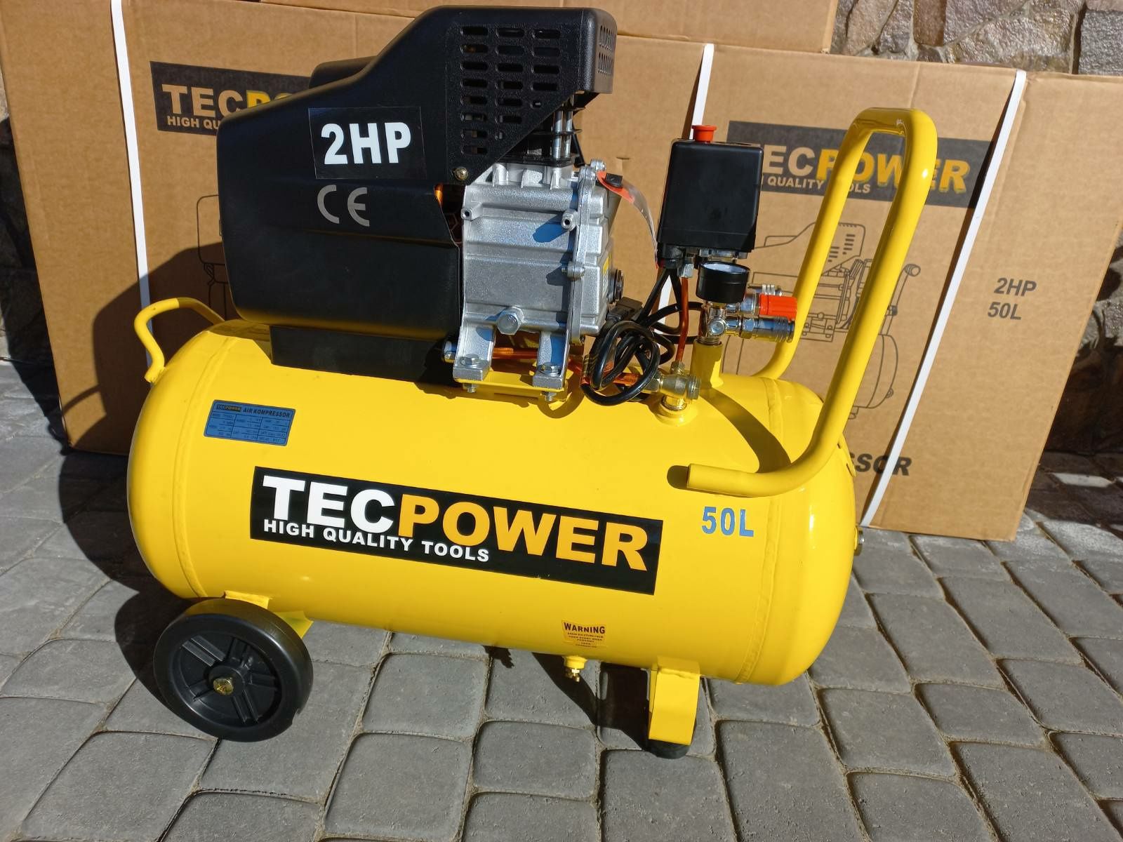 Компресор 50л Tecpower компресор Німеччина