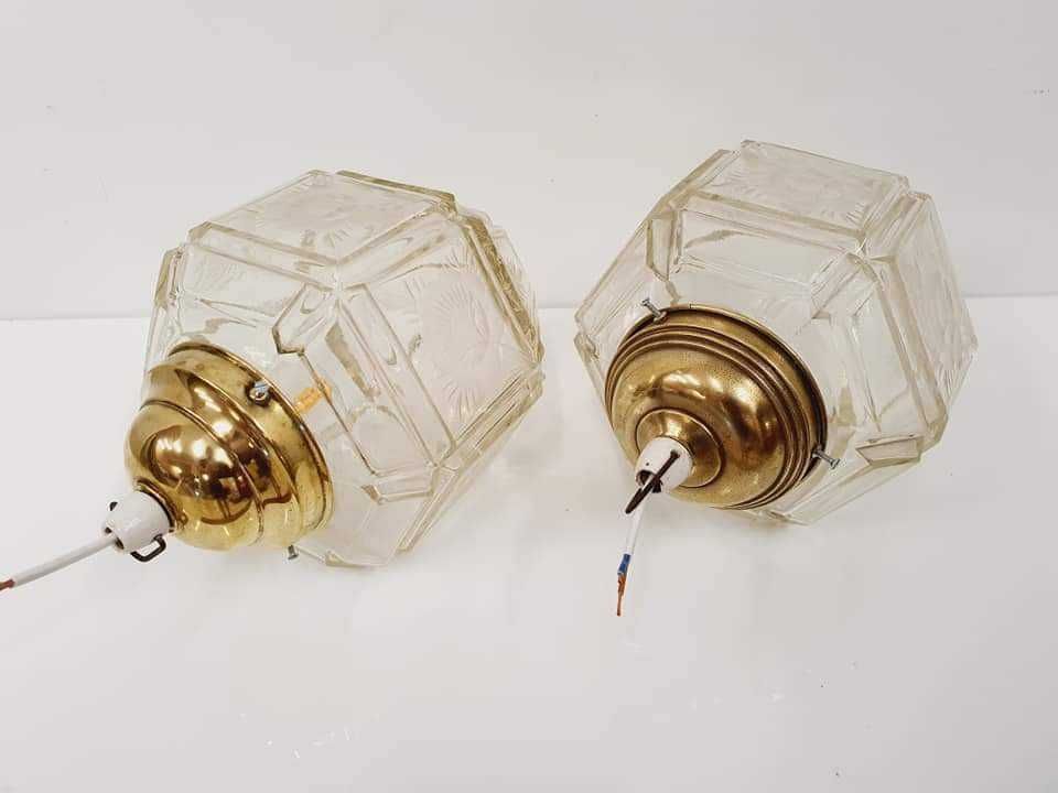 Para Lamp Stropowych Art Deco