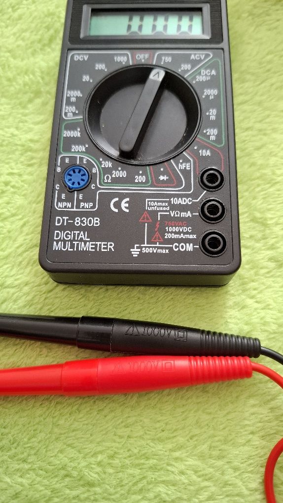 Мультиметр Digital DT-830B цифровий універсальний (з батарейкою).