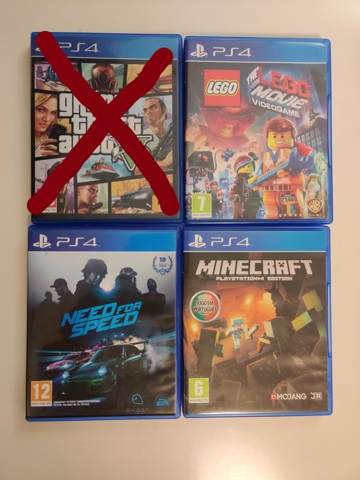 Jogos PS4 10€ Cada