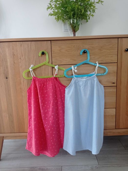 Sukienka tunika H&M zestaw rozmiar 140