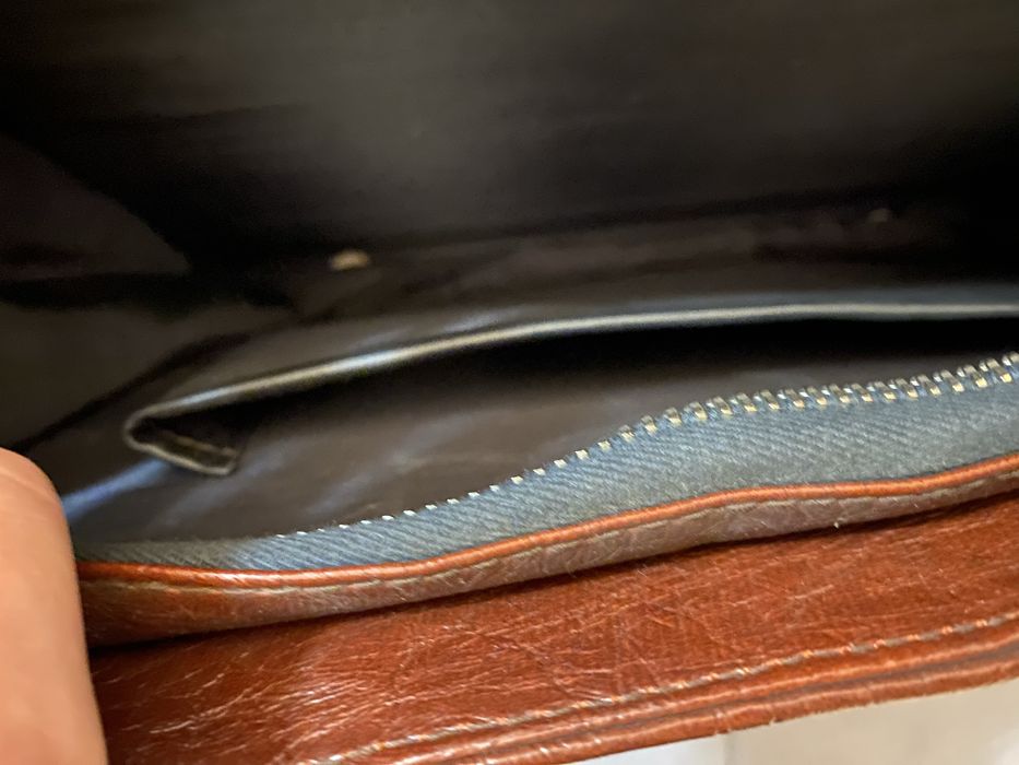 Teczka aktowka skórzana