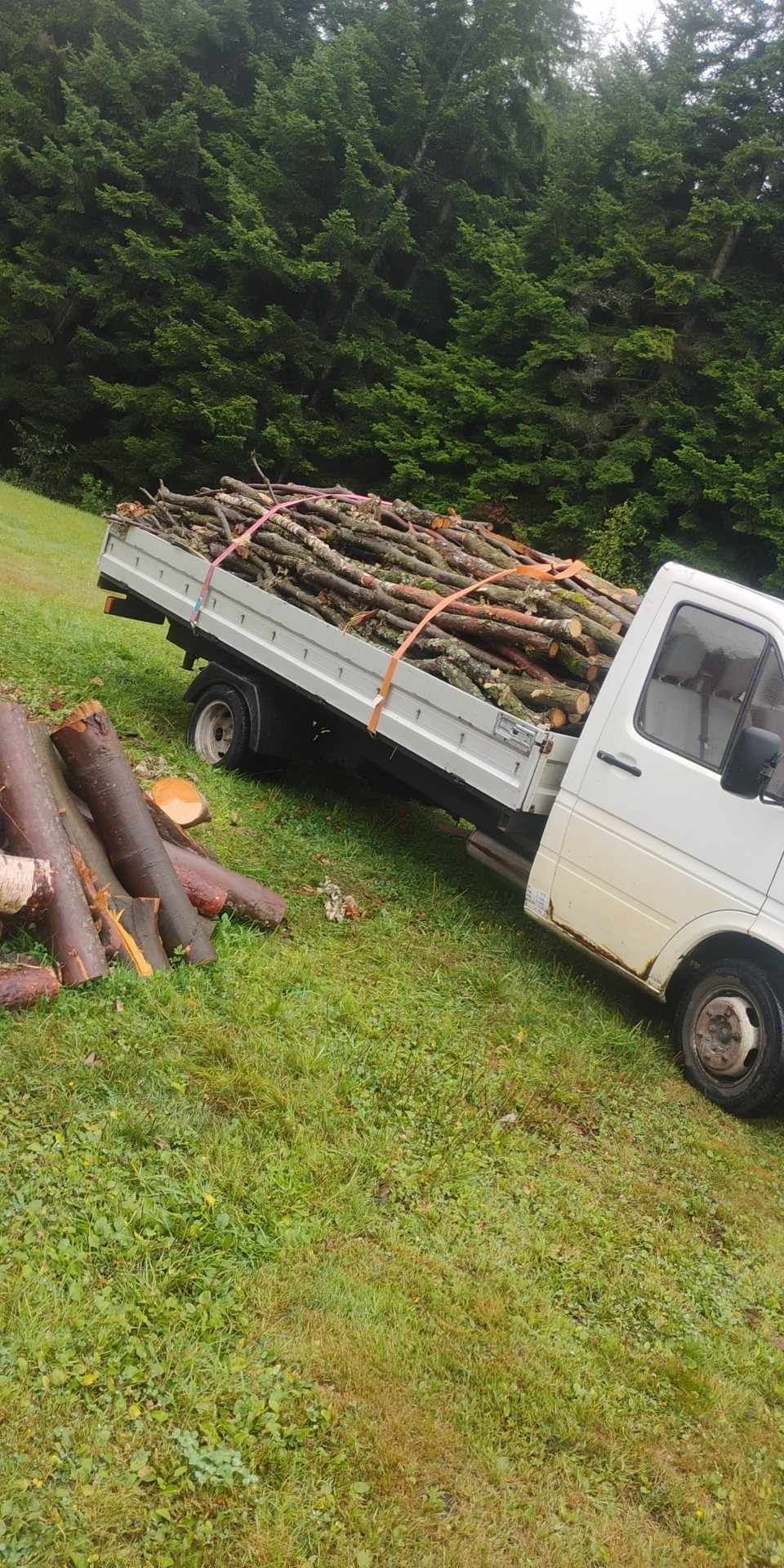 Drewno kominkowe opałowe opał buk brzoza olcha gałęziówka