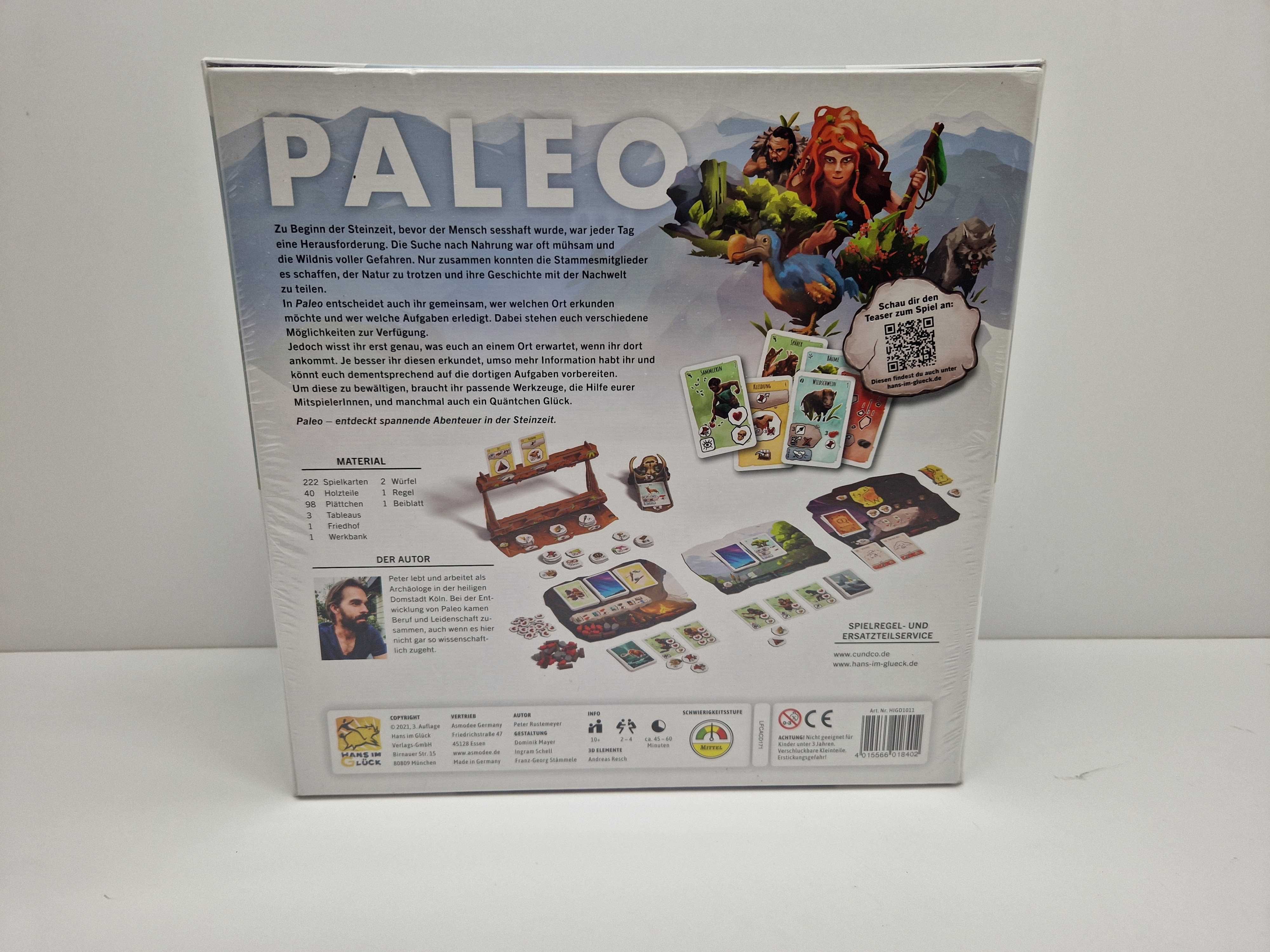 Asmodee gmbH Hans Im Glück - Paleo Gra Planszowa (Niemiecka)