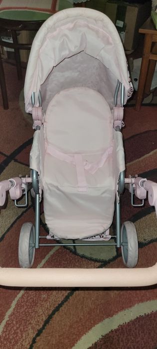 Коляска для кукол с переноской-автолюлька+ванночка