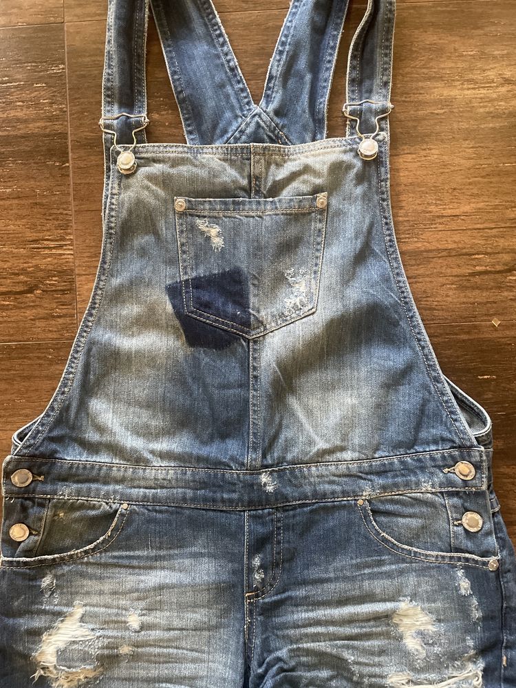 Stradivarius ogrodniczki jeansowe 38