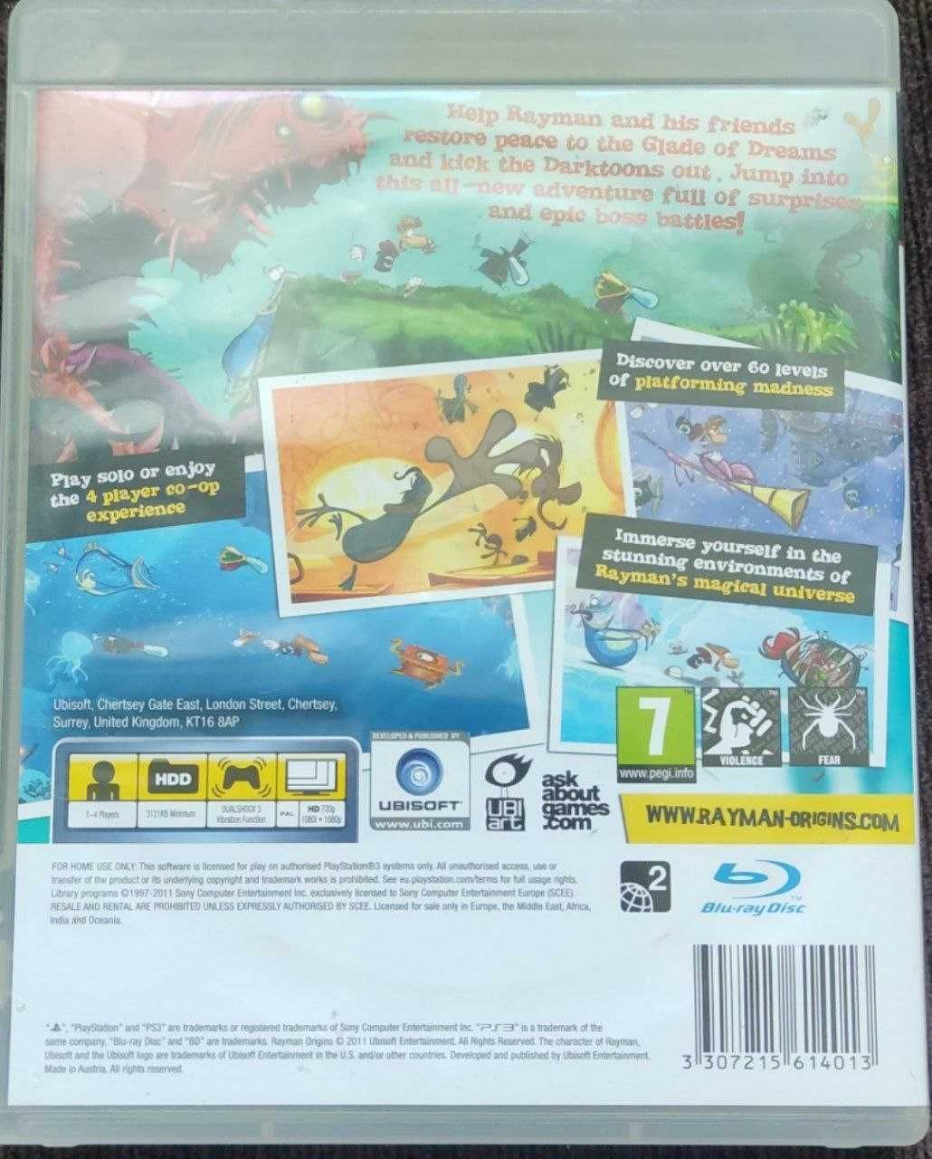 Rayman Origins gra ps3 Playstation 3 playstation3
