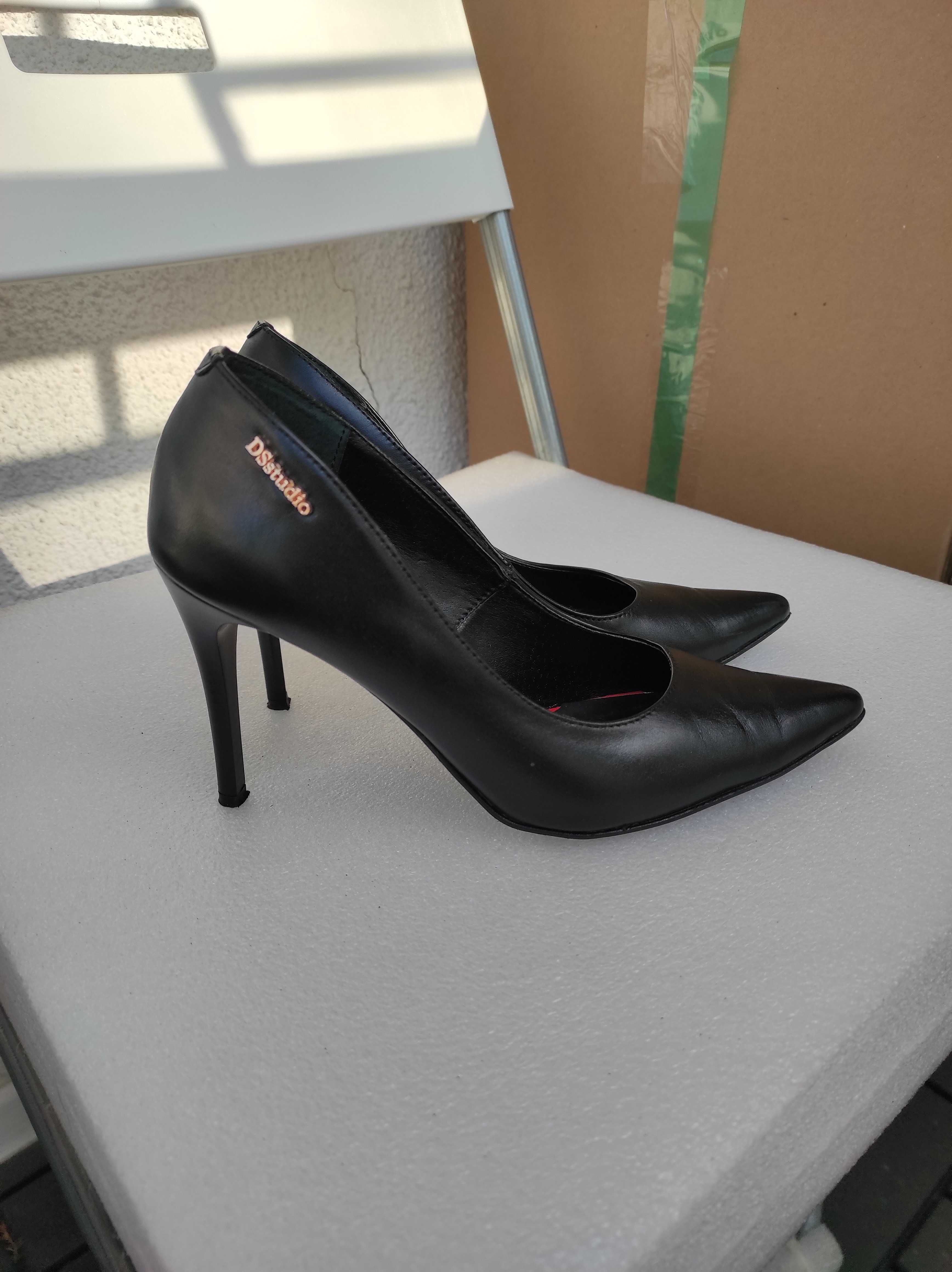 Buty damskie szpilki czarne rozmiar 36