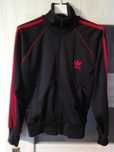 Bluza sportowa damska Adidas, granatowa z czerwonym