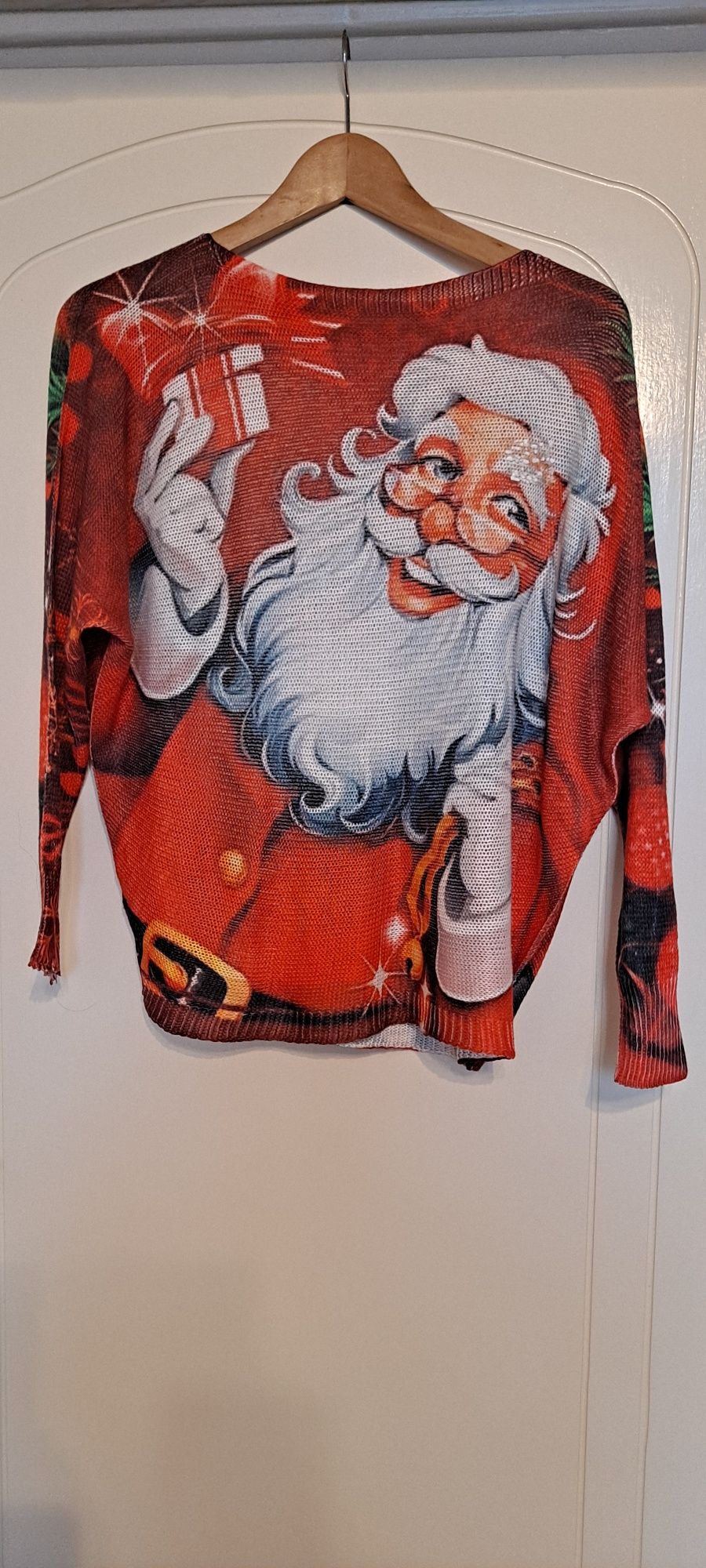 Sweter ażurowy L