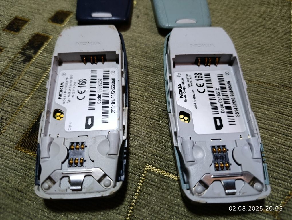 Nokia 6230, 6610, 3310 та 3410 (неробочі)
