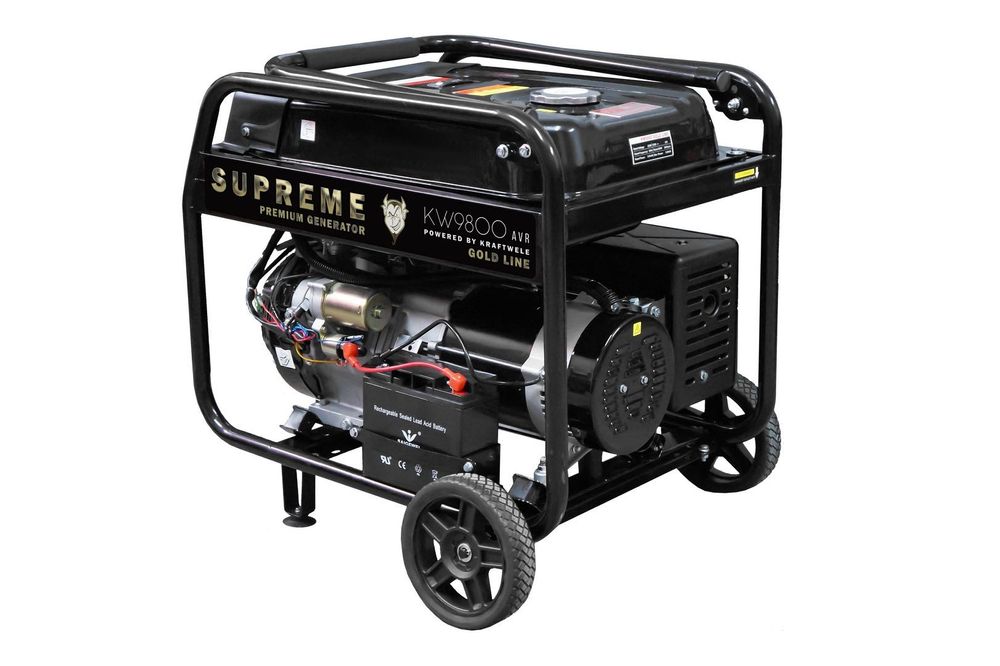 Бензиновий генератор 9.8 кВт, 1-фаз KRAFTWELE KW9800 SUPREME