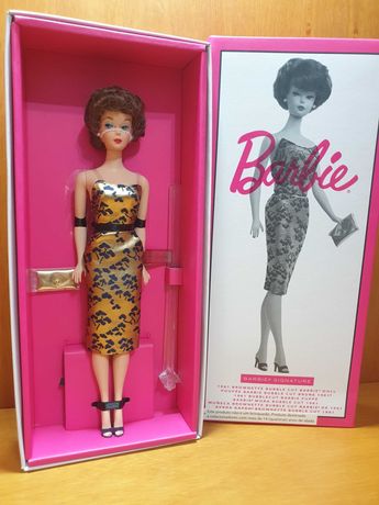Boneca Barbie Signature 1961 Brownette Bubble Cut -Aniversario 60 anos