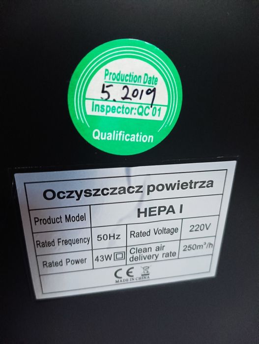 Oczyszczacz powietrza