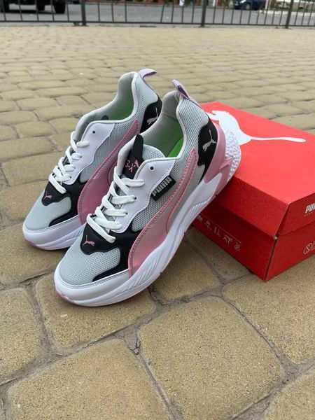 Кросівки Puma RS-X жіночі сірі з рожевим 36 37 38