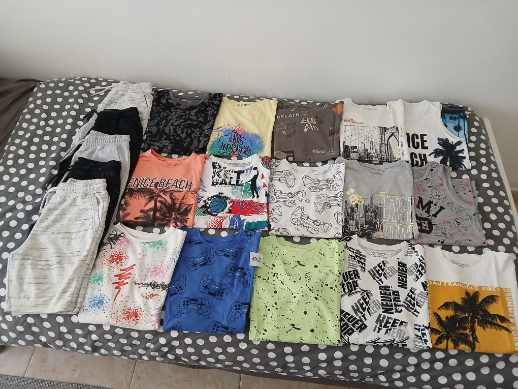 T shirts e calcoes  10/11  anos