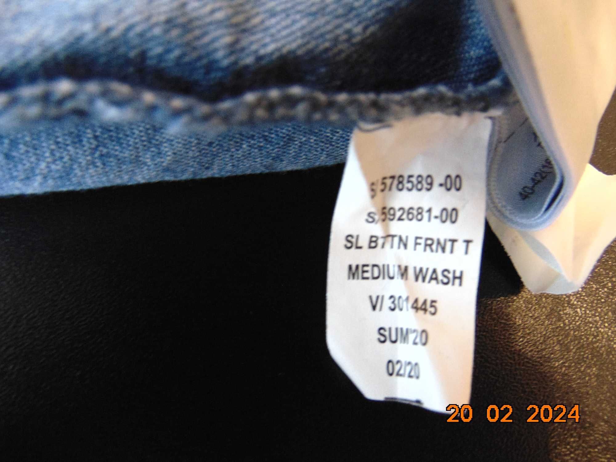 GAP Sukienka w kolorze niebieskim XS JEANS NIEBIESKA