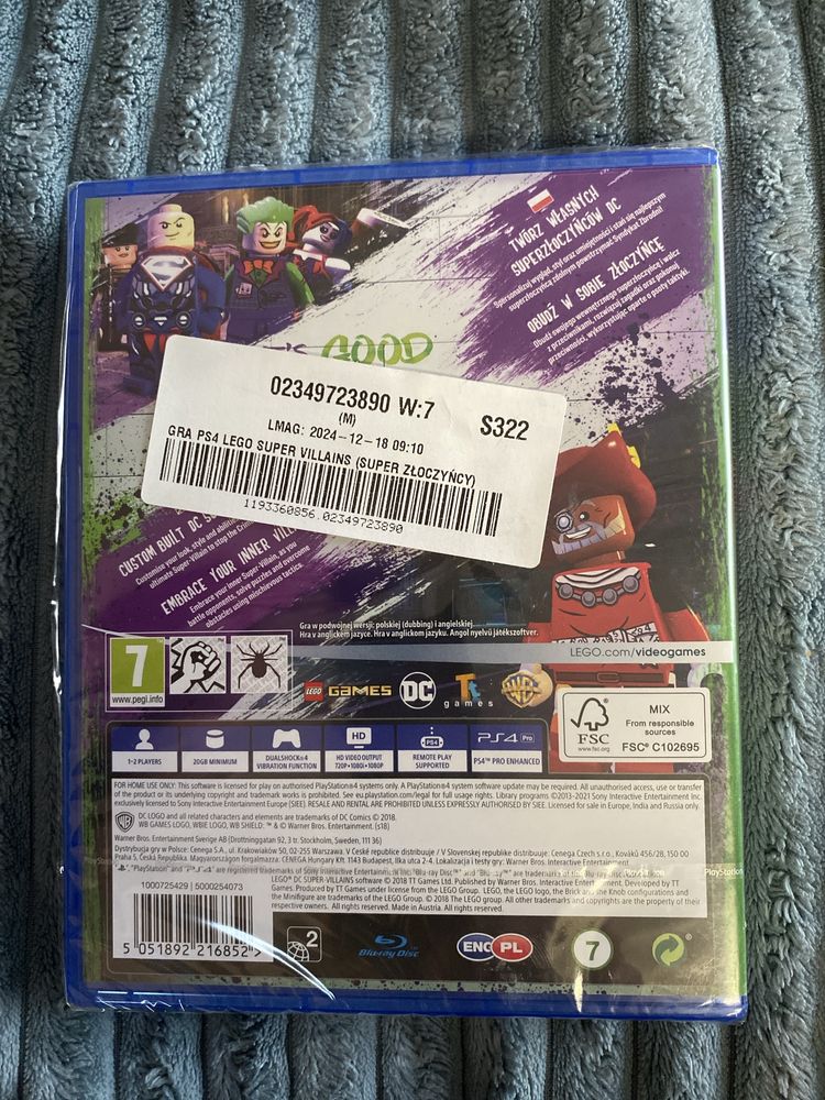 Nowa Gra PS4 LEGO DS Super Złoczyńcy