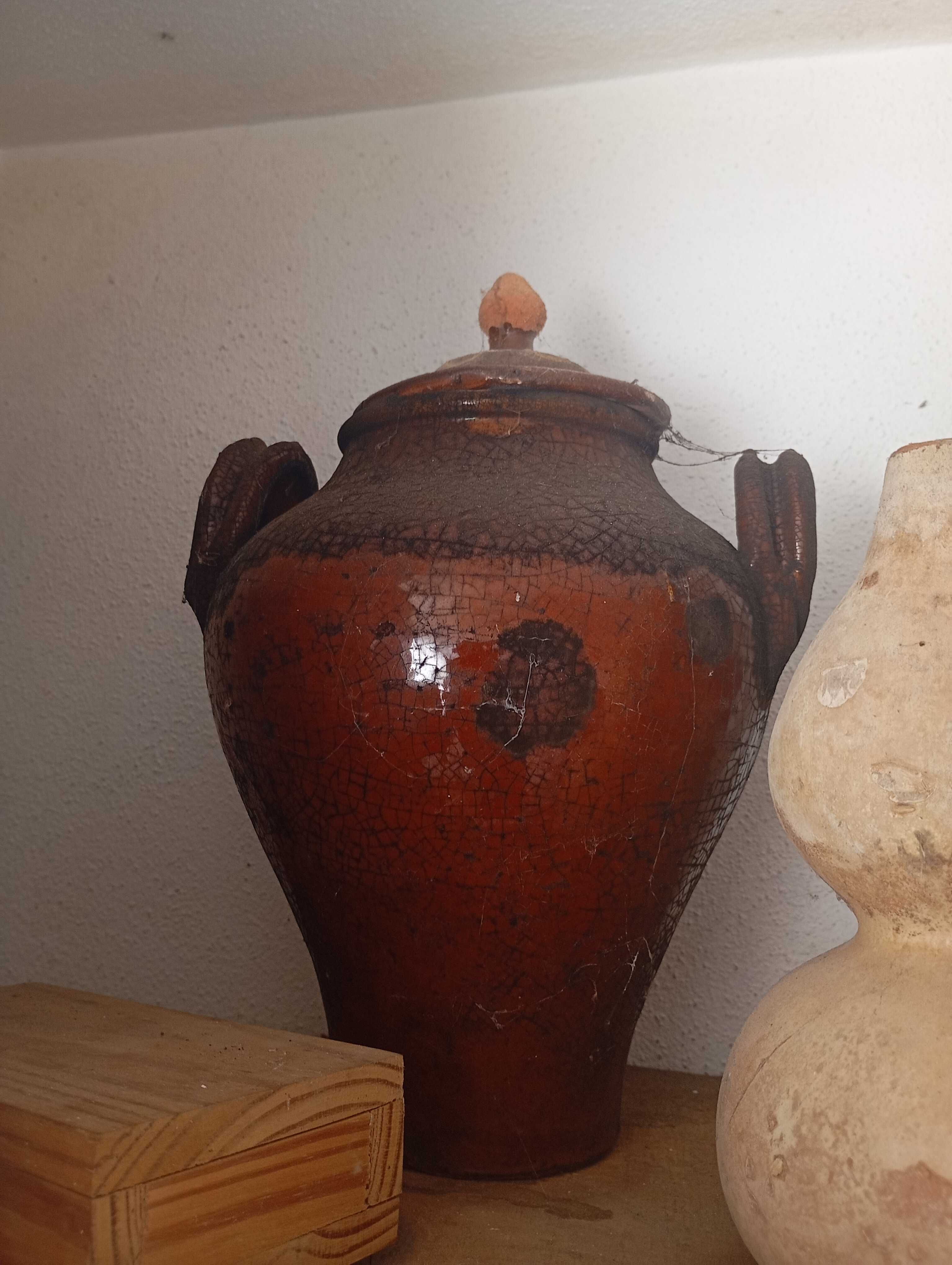 Potes e vasos barro panelão de ferro