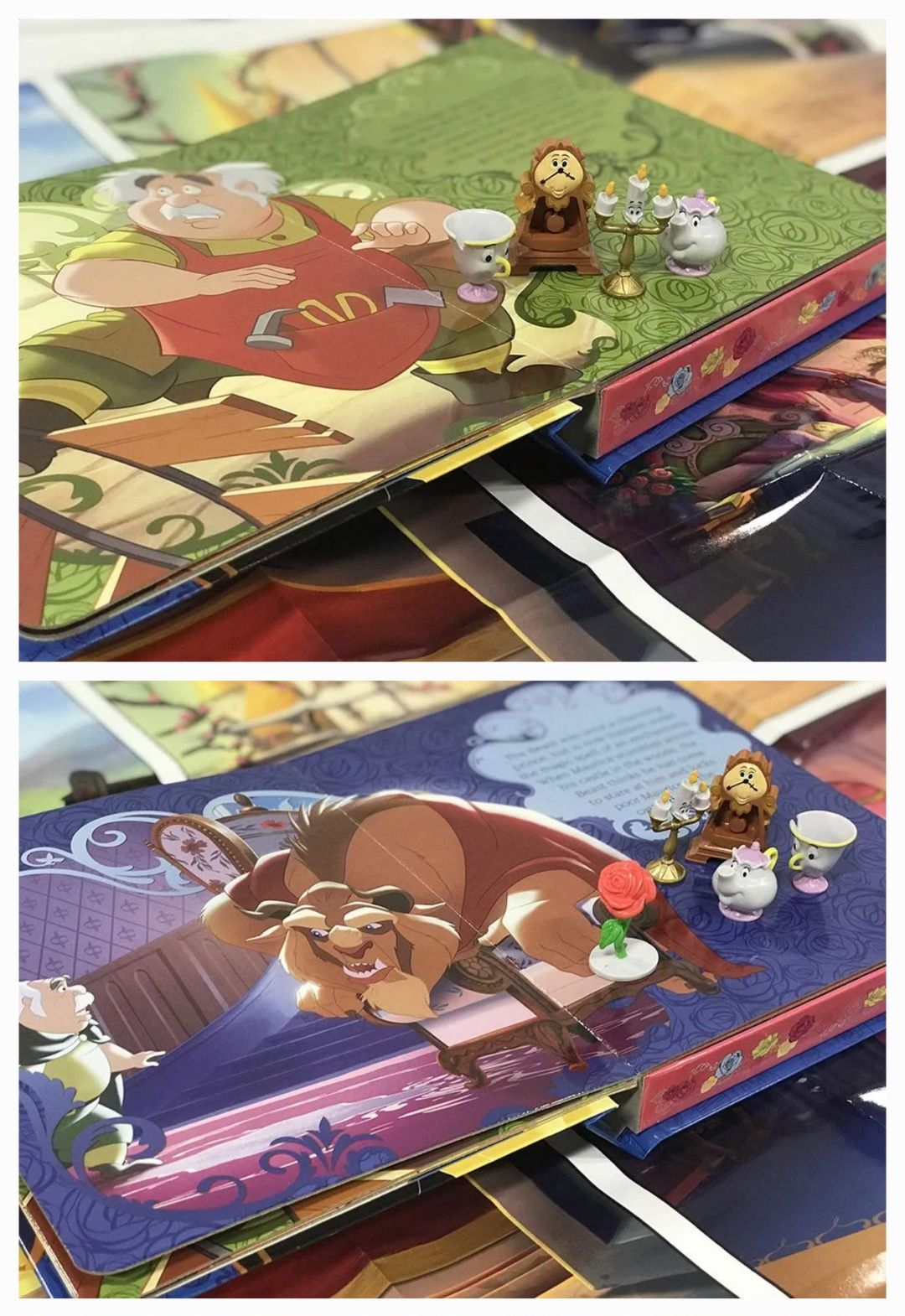 Disney Beauty and the Beast My Busy Books z figurkami po angielsku
