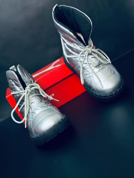 Жіночі дутіки Puma Зимові Сноубутси пума женские сапоги пума зима