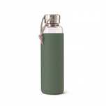 Butelka szklana na wodę 600ml, oliwkowa / Black+Blum