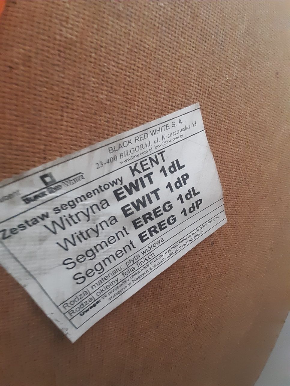 Witryna podświetona BRW