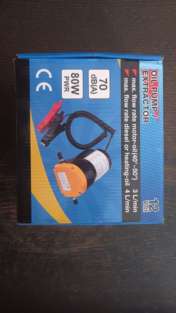 Elektryczna Pompa do Oleju 12V – 80W – NOWA!