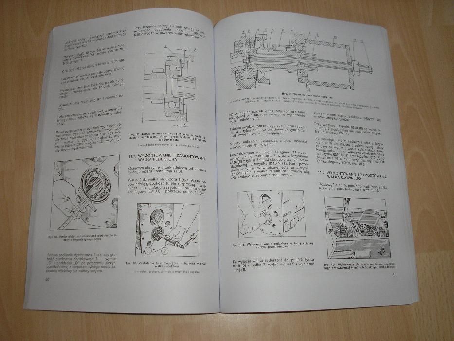 Ursus C-4011 Instrukcja demontażu, montazu i napraw