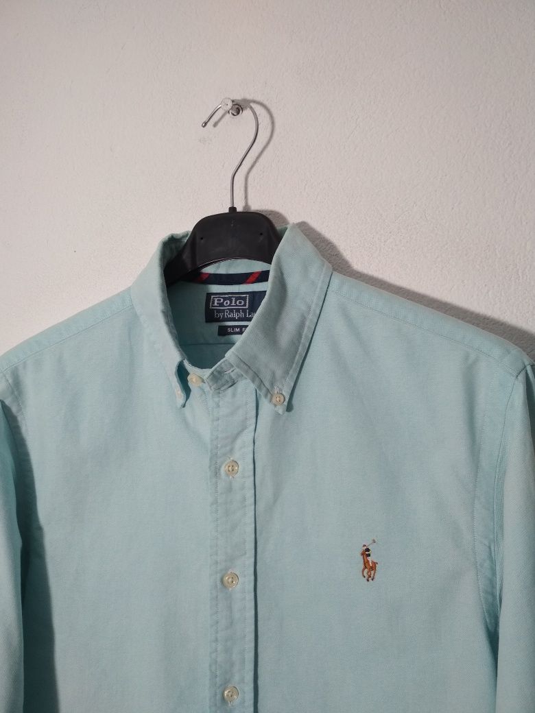 Polo Ralph Lauren koszula z długim rękawem kolorowe logo casual S