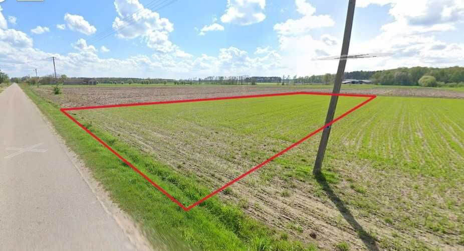Działka budowlana do zabudowy 1487m2 Kossobudy gm. Raciąż pow. Płoński