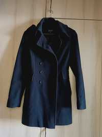 Пальто синє шерстяне розмір XS