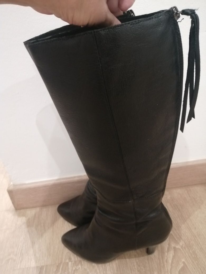 Botas 36 pele genuina