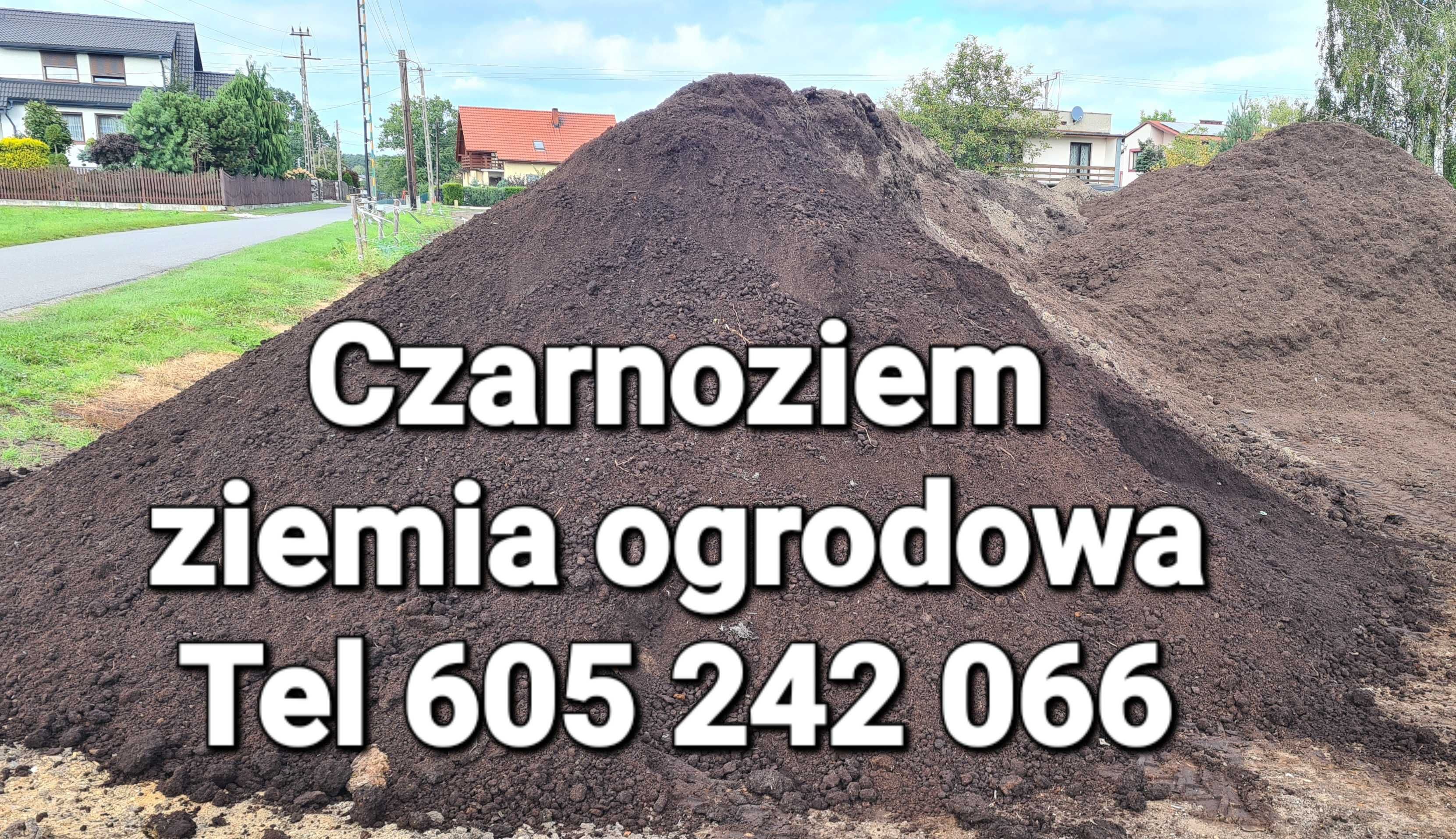 Ziemia ogrodowa przesiewana czarnoziem do upraw i do trawnika